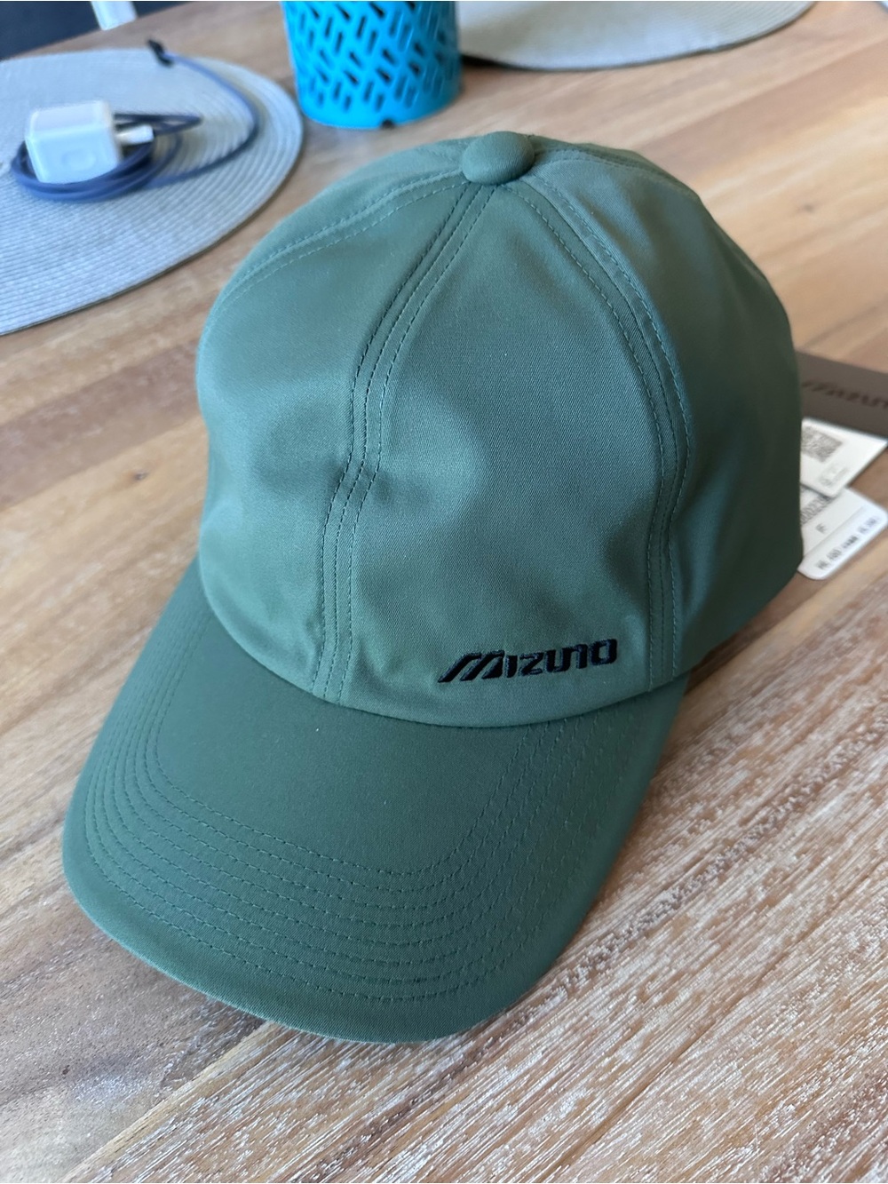 Mizuno Olive Green Athletic Baseball Cap